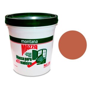 Massa para Madeira 1,6kg Cor Nó de Pinus Montana Mazza