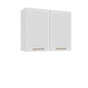 Ver imagem 2 de Armário de Cozinha Aéreo Amara 80x66cm com 2 Portas Branco 250022