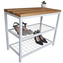 Ver imagem 4 de Sapateira Banco Strassis Design Sd-5001-60 Branco