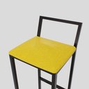 Ver imagem 2 de Jogo 4 Banqueta Alta Balcão Bistrô Preta Confort Ind Assento Estofado Don Castro Decor