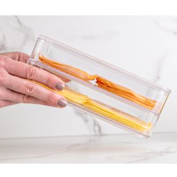 Porta Frios Duplo Transparente Organizador Clear Fresh Porta Queijo E Presunto OU - 5
