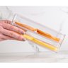 Porta Frios Duplo Transparente Organizador Clear Fresh Porta Queijo E Presunto OU - 5
