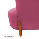 Ver imagem 7 de Namoradeira Sofá Feijão Luna 100cm Orgânica Veludo Rosa