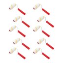 Ver imagem 1 de Kit 10 Rolo Lã Sem Respingo 9cm Pintura Tinta Latex Acrilica Roma