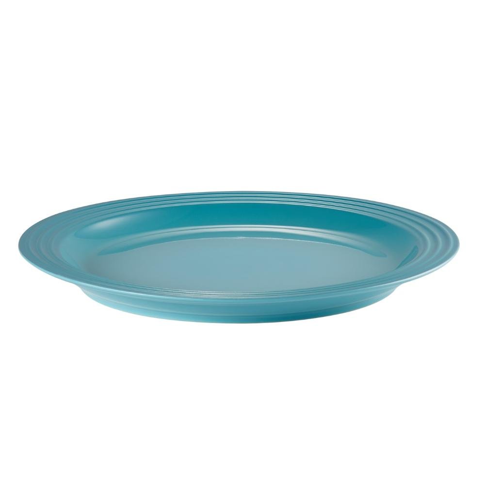 Jogo de 2 Pratos Rasos de Cerâmica 27 cm Azul Caribe Le Creuset - 4