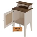 Ver imagem 3 de Mesa de Canto e Cabeceira Mesinha de Apoio Charlotte Pinho / Off White