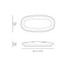 Travessa Rasa Oval 16,5x8cm Orgânico Preto Matte Comida Japonesa Cerâmica Porto Brasil - 6