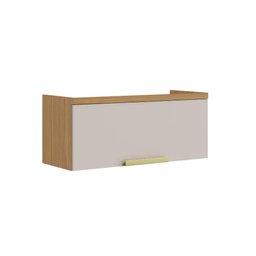 Armário Aéreo de Cozinha Itatiaia 1 Porta Horizontal Off White New Porto Armário Aéreo de - 1