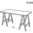 Ver imagem 4 de Conjunto Escritório com Mesa e Puff Baú Quadrado Chile