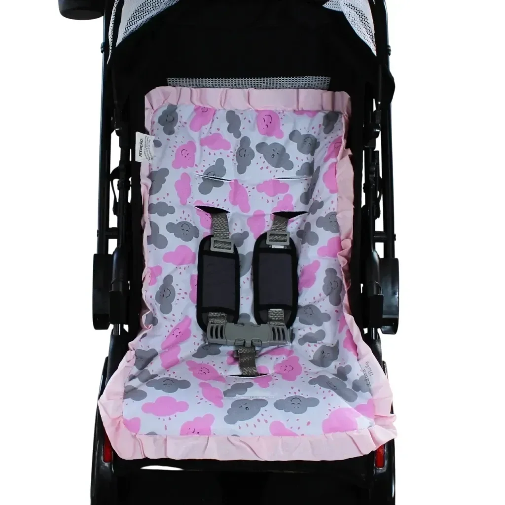 Capa de Carrinho Mt - Nuvem Rosa - 1