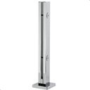 Ver imagem 2 de Kit 10 Torre Guarda Corpo Coluna Pinça Inox 40cm para Vidro