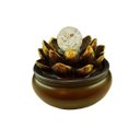 Ver imagem 1 de Fonte Zen De Água Flor De Lótus Com Bola 16cm