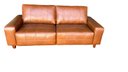 Ver imagem 2 de Sofá Decorativo Sala de Estar Asgand 3 Lugares 220cm Couro Conhaque - Mozzelar