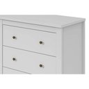 Ver imagem 2 de Cômoda de Quarto Horizontal Maggiore com 6 Gavetas Amendoa-off White - Lopas