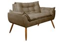 Ver imagem 2 de Sofá 2 Lugares Opala Bege - V8 Decor:capuccino