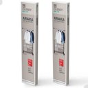 Ver imagem 3 de Kit 2 Araras Sapateiras Regulável 80 a 155cm Ordene Expositor Calçados Closet Rodinhas My Closet