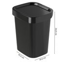 Ver imagem 2 de Lixeira decorada 4,6 litros rosa Plasutil ref.13796