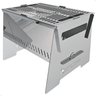 Mini Churrasqueira Grill Portátil Camping Inox a Carvão Fs - 2