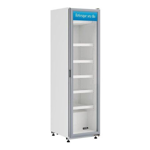 Refrigerador Expositor Vertical Esmaltec 300 Litros 0°C a 5°C Branco VV300 220V