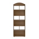 Ver imagem 6 de Kit 3 Estantes para Livros com 10 Nichos Arco Marrom/Cinamomo