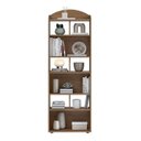 Ver imagem 7 de Kit 3 Estantes para Livros com 10 Nichos Arco Marrom/Cinamomo