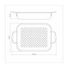 Grelha Retangular Tramontina Churrasco em Aluminio Anodizado 28 Cm - 3
