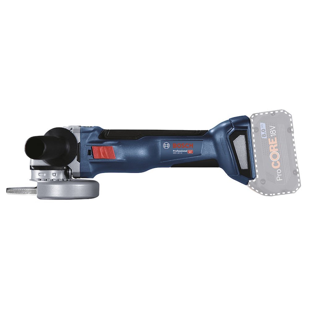 Esmerilhadeira Angular 5" A Bateria 18V 9000RPM Bosch GWS 18V-10 P SB 06019J41E0-000 - 2