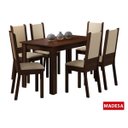 Ver imagem 2 de Conjunto Sala de Jantar Mesa 6 Cadeiras Tabata Madesa