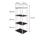Ver imagem 4 de Estante c/04 Prateleiras Yon 45cm Est.Branca
