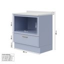 Ver imagem 5 de Balcão com Nicho para Forno com Tampo Marselha CabeCasa MadeiraOriginals