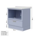 Ver imagem 3 de Balcão com Nicho para Forno com Tampo Marselha CabeCasa MadeiraOriginals