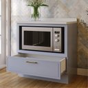 Ver imagem 3 de Balcão Planejado com Nicho para Forno com Tampo Marselha CabeCasa MadeiraOriginals Azul/Sereno