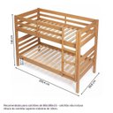 Ver imagem 3 de Beliche Multifuncional Elos 3 em 1 Flexível Casatema MadeiraOriginals Natural Pine