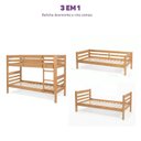 Ver imagem 6 de Beliche Multifuncional Elos 3 em 1 Flexível Casatema MadeiraOriginals Natural Pine