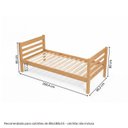 Ver imagem 4 de Beliche Multifuncional Elos 3 em 1 Flexível Casatema MadeiraOriginals Natural Pine