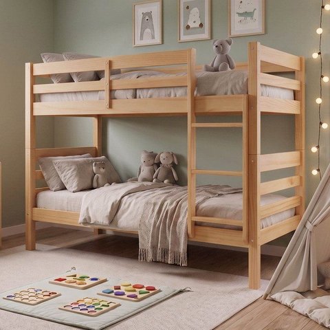 Beliche Multifuncional Elos 3 em 1 Flexível Casatema MadeiraOriginals Natural Pine