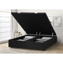 Ver imagem 2 de Cama Box Baú Queen Size Bipartido 158x198 Berflex Base Madeira Eucalipto Resistente para Organização