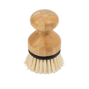 Escova de limpeza redonda com pega de bambu - Oikos