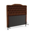 Ver imagem 2 de Kit Cabeceira Decorativa Para Cama Box Pollux e Calçadeira Sagitarius 160 Queen Couro Artificial Mar
