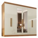 Ver imagem 2 de Guarda-roupa Casal com Espelho 6 Portas 2 Gavetas Paris 
