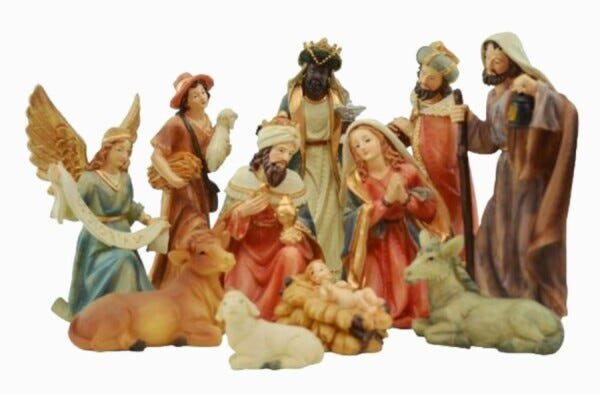 Presépio De Natal Maria Jesus Três Reis Magos 11 Personagens