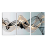 Quadros Decorativos Abstrato Moderno Ondas Sala Quarto Hall - 4