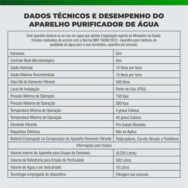 Torneira Filtro Cozinha 1/4 de Volta Metal Gourmet Flexível Luxo - 2168 C70 - 7