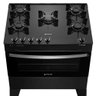 Fogão 5 Bocas Atlas Atenas Glass Preto com Mesa de Vidro Bivolt - 3