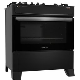 Fogão 5 Bocas Atlas Atenas Glass Preto com Mesa de Vidro Bivolt - 4