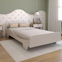 Ver imagem 1 de Cama Infantil Sonho 100% Mdf Branco Brilho - Panorama Móveis