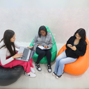 Ver imagem 5 de Puff Pera com Enchimento Decoração Conforto Eventos Almofadão - Verde Limão