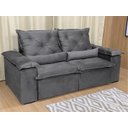 Ver imagem 3 de Sofá Retrátil Reclinável 1,80 m Cinza 202 Athenas