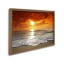 Ver imagem 2 de Quadro Decorativo Paisagem Pôr do Sol na Praia 1 Tela 80x120 para Escritório Banheiro Hall
