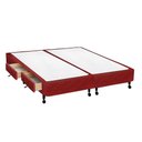 Ver imagem 1 de Cama Base c/Aux 4 Gavetas Queen Castor Poli Wine 158x198x27